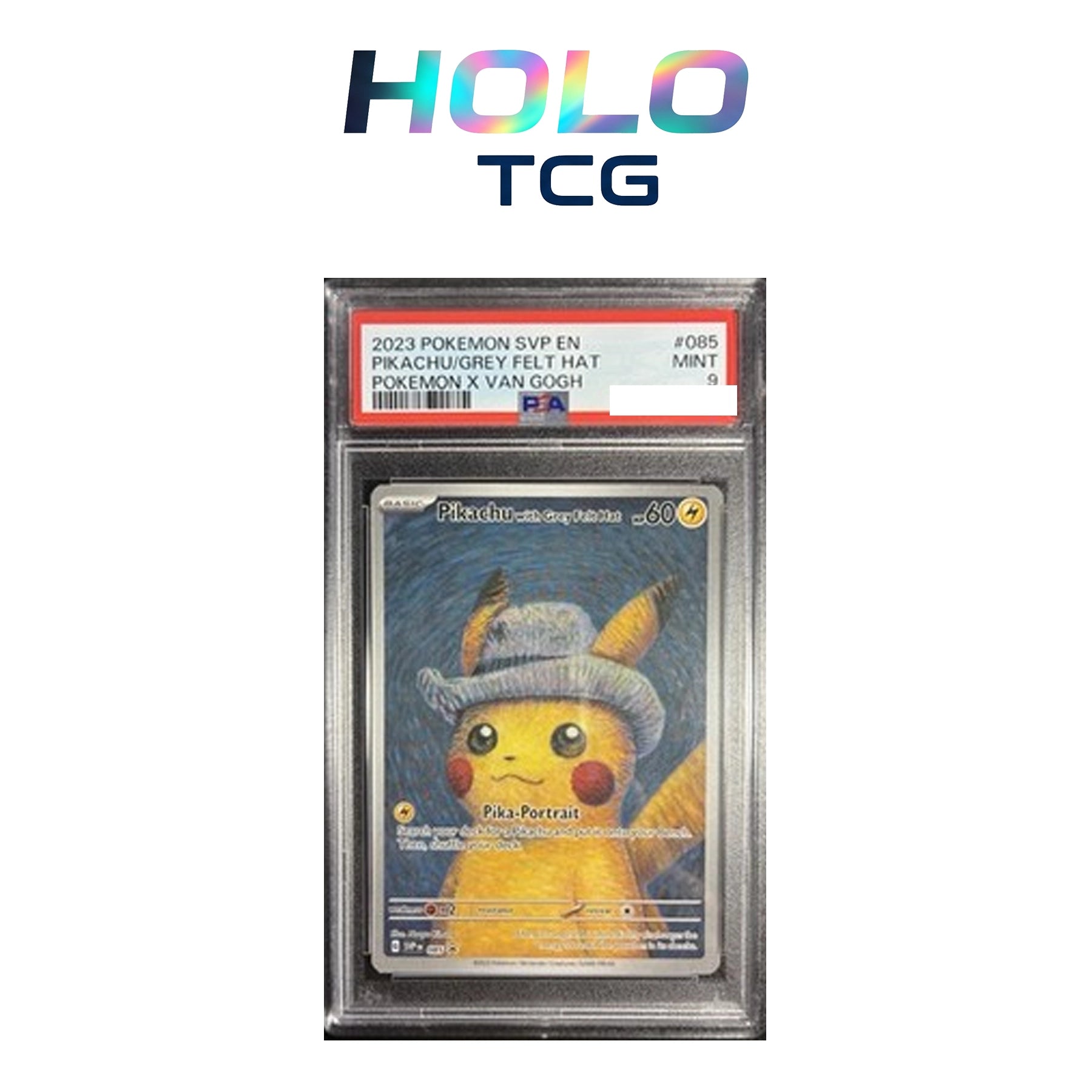 Pikachu with Grey Felt Hat #85 Pokemon Promo PSA 9