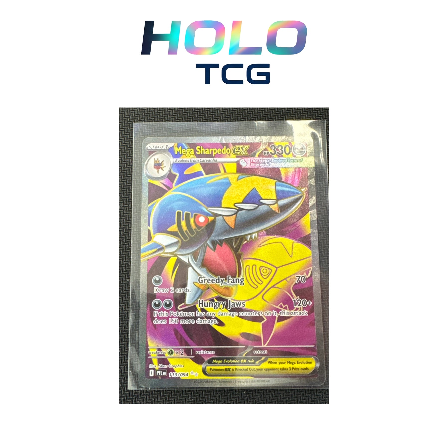 Mega Sharpedo ex #113
